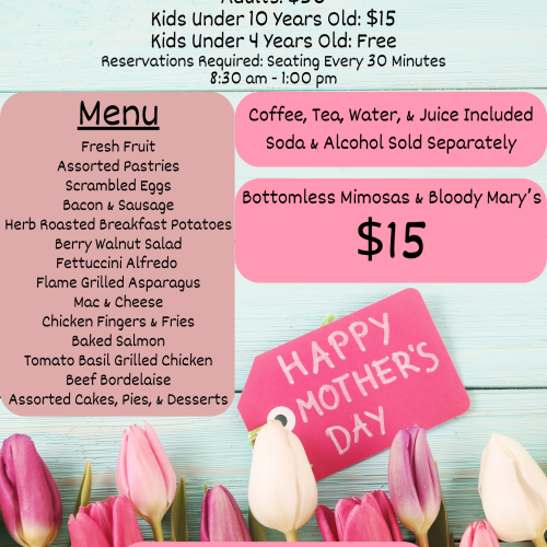 Mothers Day Brunch - May 11, 2025