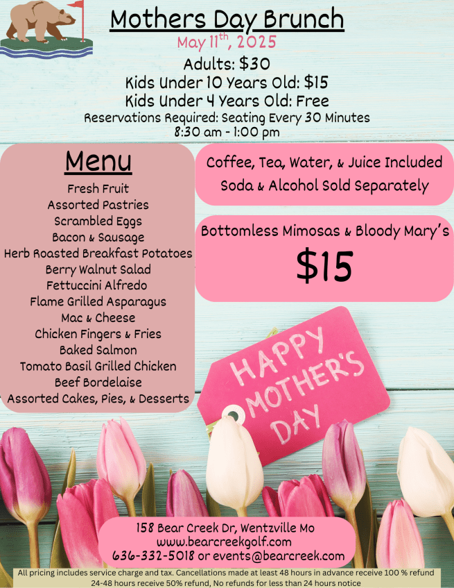 Mothers Day Brunch - May 11, 2025
