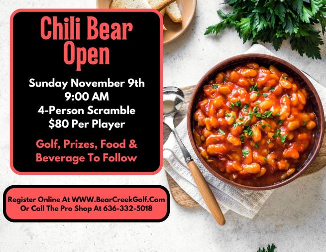 Chili Bear Open - 11.9.2025
