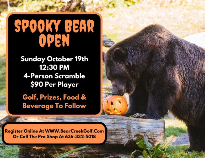 Spooky Bear Open 10.19.2025