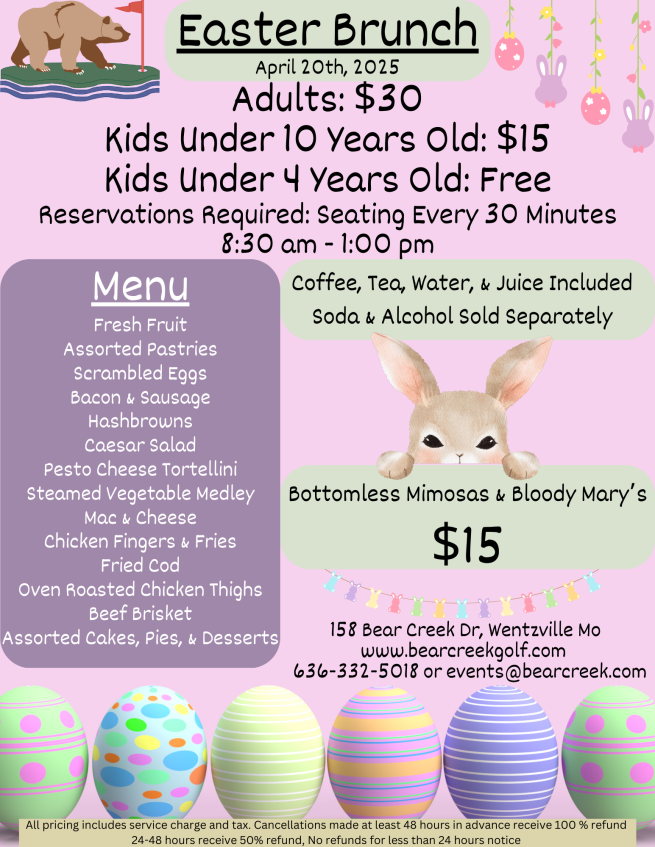 Easter Brunch - April 20, 2025